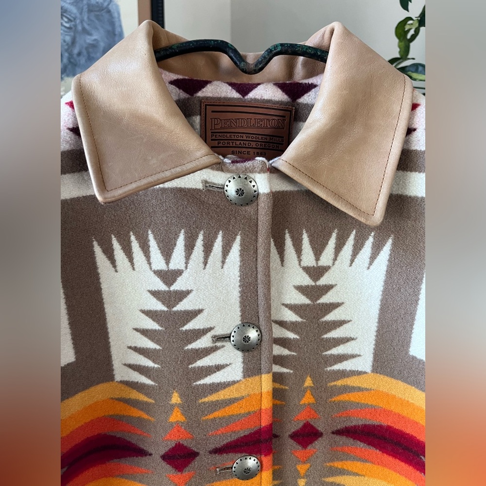 Vintage Pendleton Harding Long Wool Western Coat - Picture 6 of 17